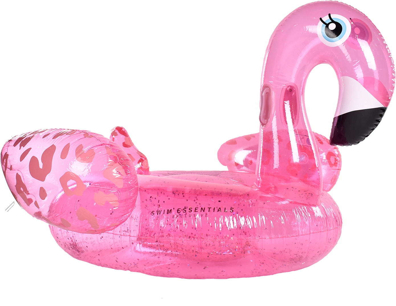 Swim Essentials | Schwimmtiere 150cm | Neon Leopard Flamingo