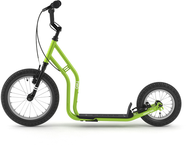 Yedoo Scooter mit Lufträder | Two | Grün