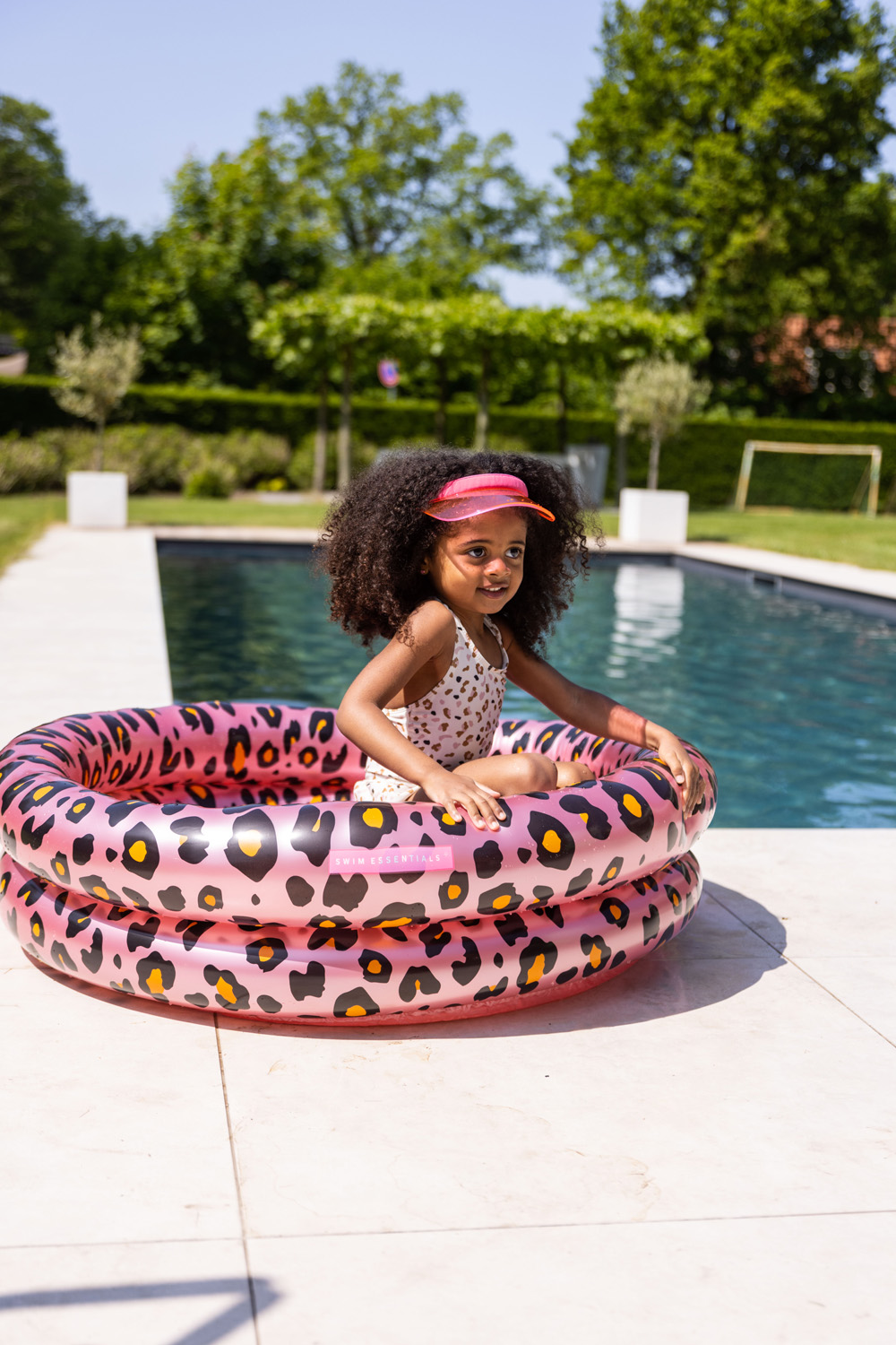 Swim Essentials | Baby Pool 100cm | Rose Gold Leopard