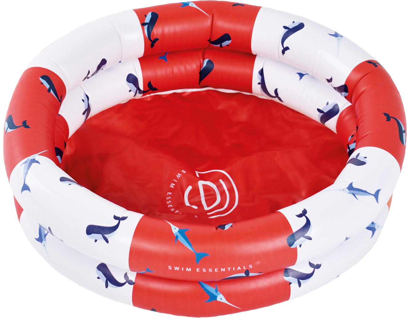 Swim Essentials | Baby Pool 60cm | Red White Whale