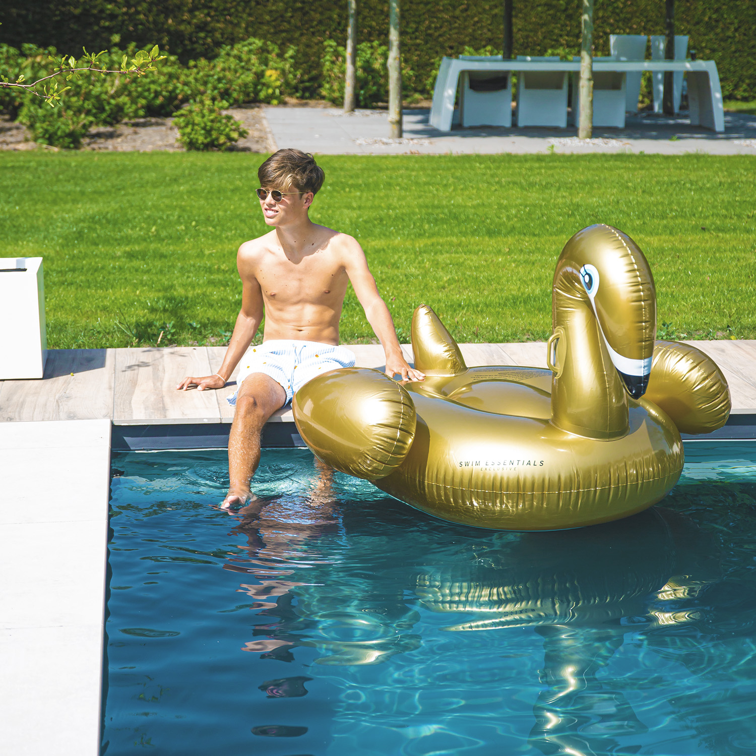 Swim Essentials | Schwimmtiere 150cm | Gold Swan