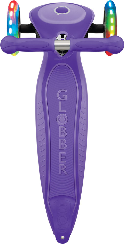 Globber Primo Foldable Plus Lights Violet