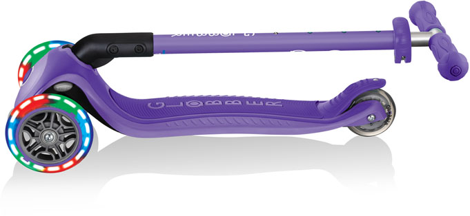 Globber Primo Foldable Plus Lights Violet