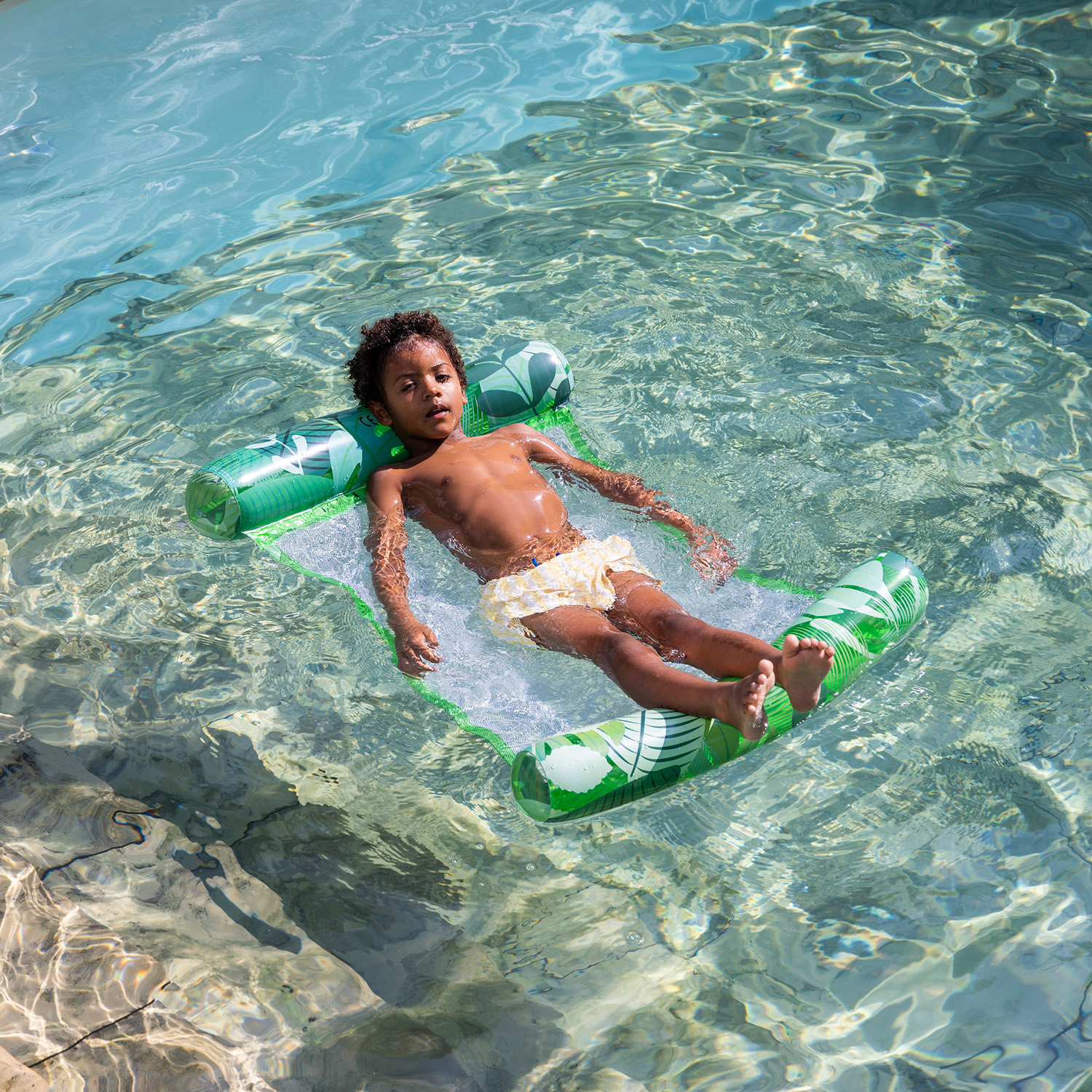 Swim Essentials | Wasserhängematte 116cm | Tropical Leaves