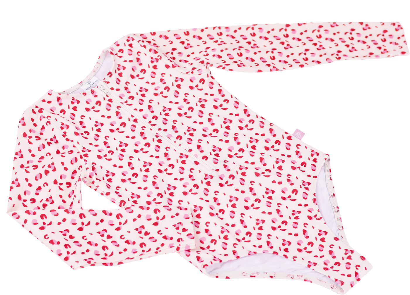 Swim Essentials | Schwimmanzug Mädchen 62/68 | Pink Leopard