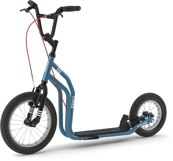 Yedoo Scooter mit Lufträder | Three | Blau