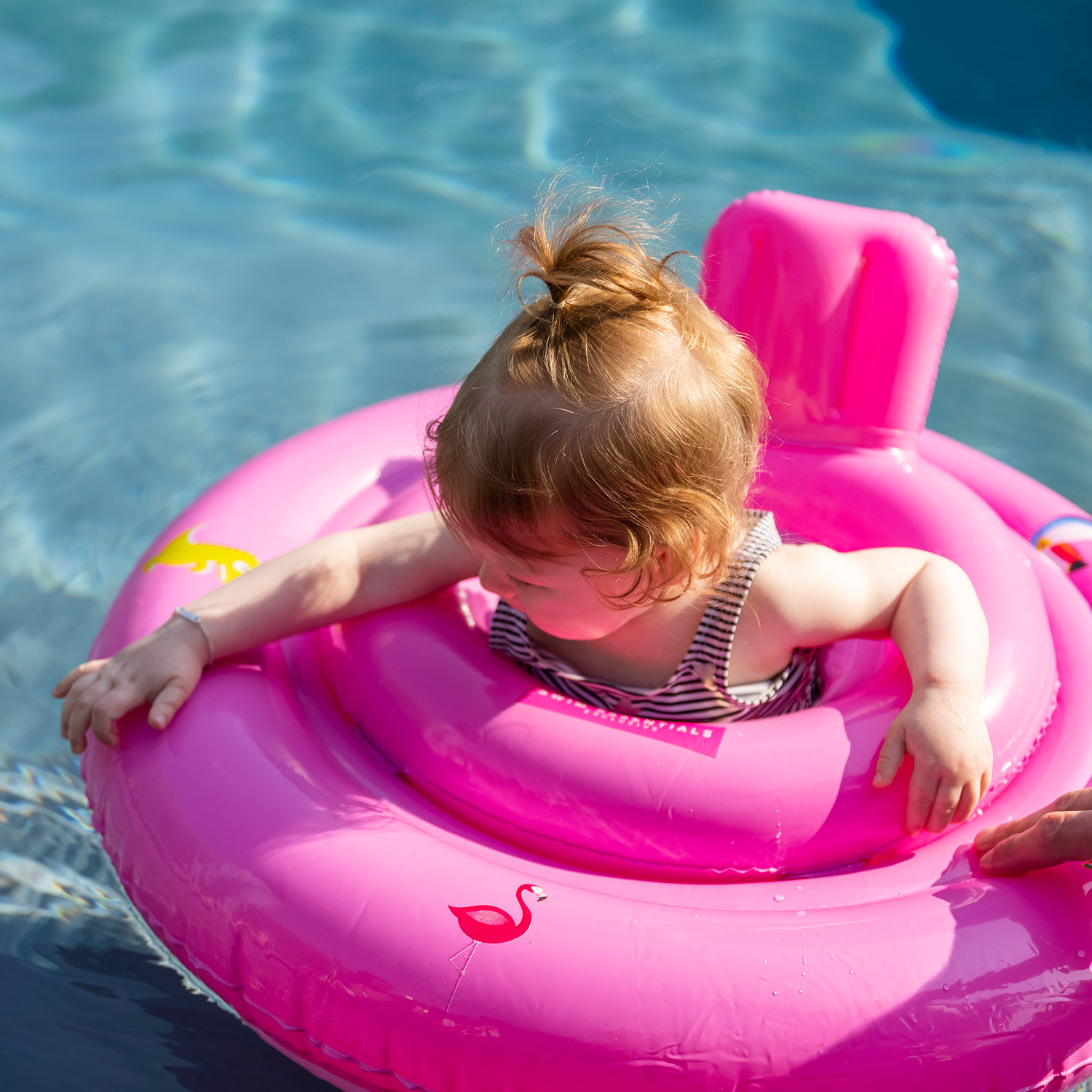 Swim Essentials | Baby-Schwimmsitz 0-1 Jahre | Pink Baby
