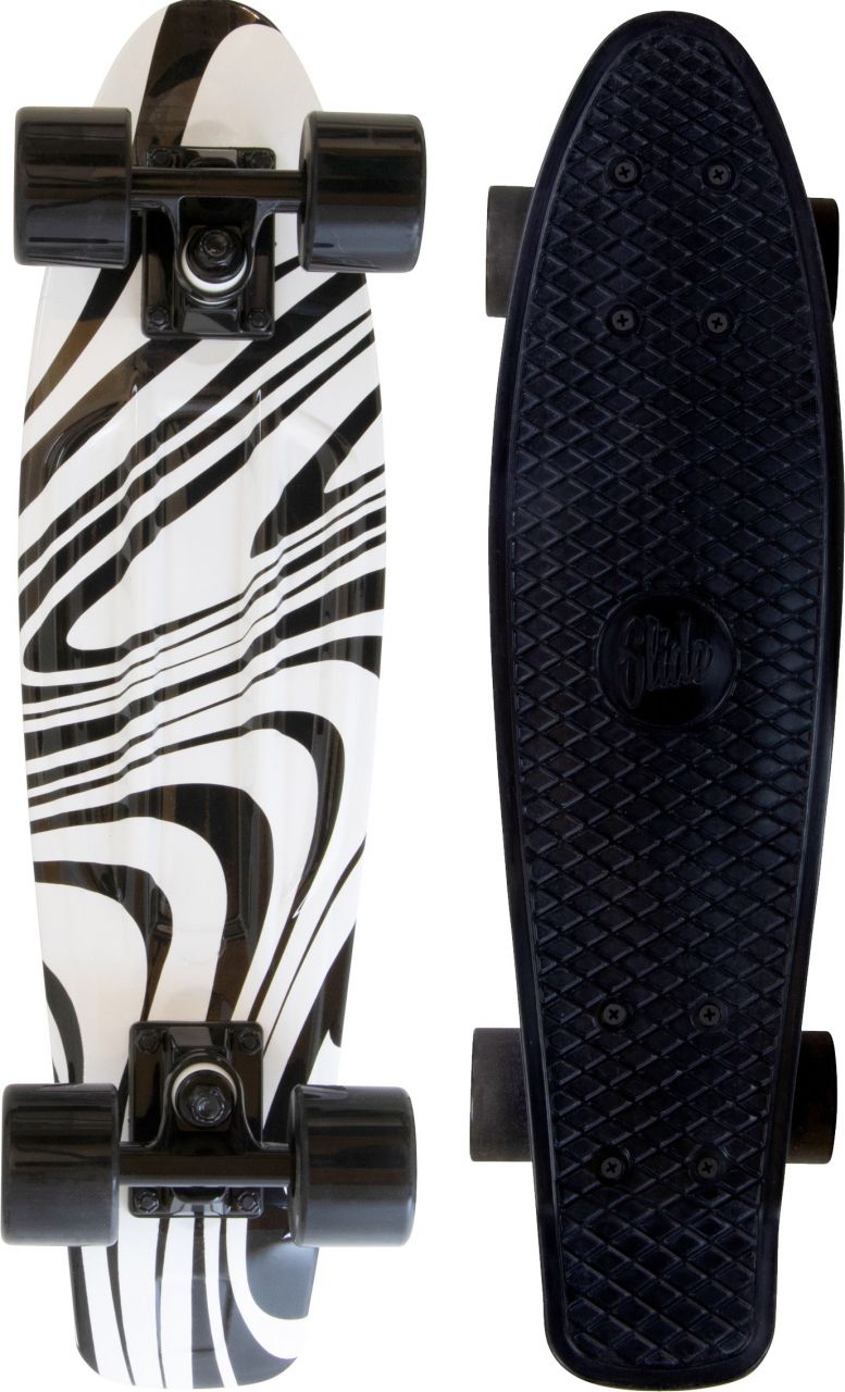 Slide Cruiser Board | 22-Zoll | Black & White