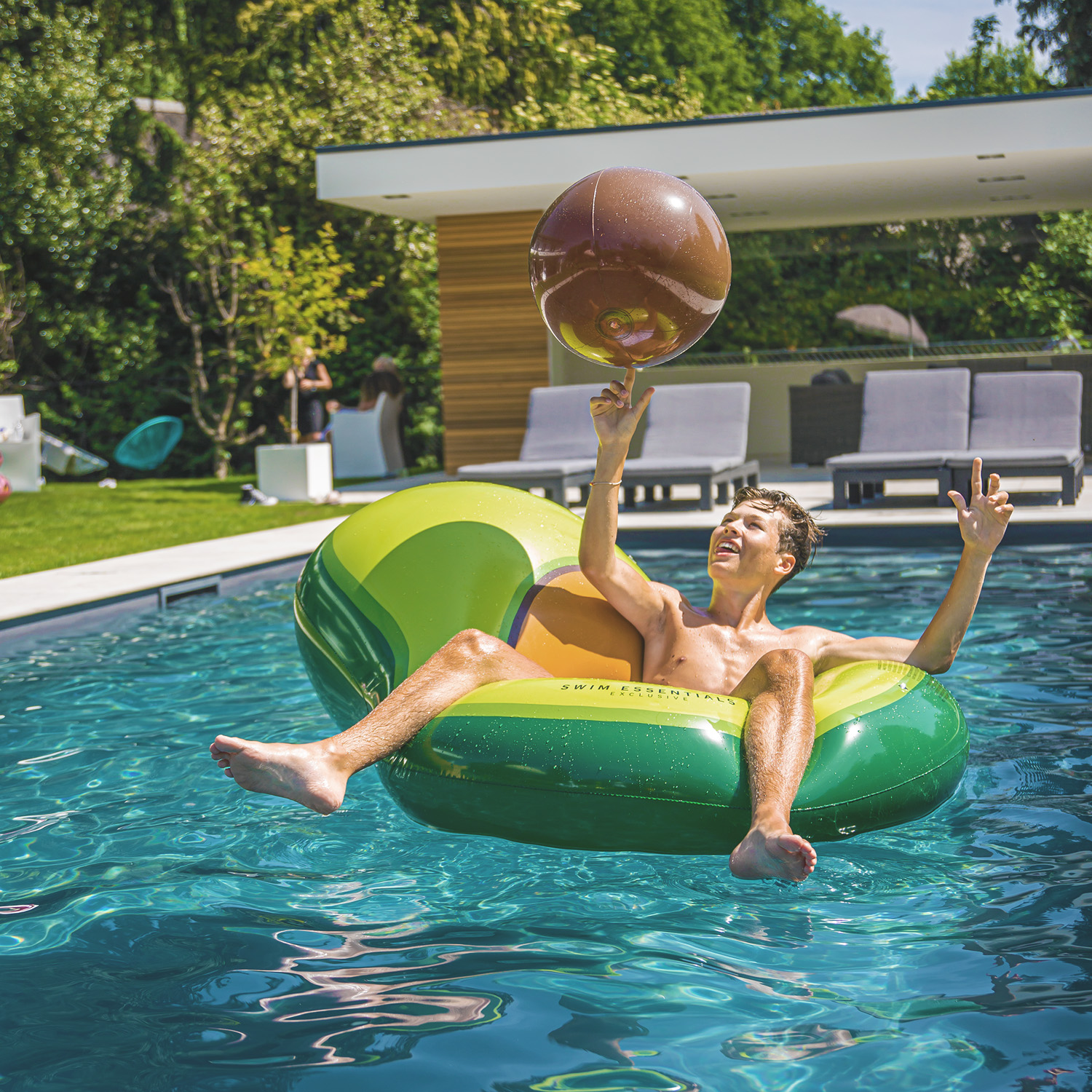 Swim Essentials | Luftmatratze 180cm | Avocado