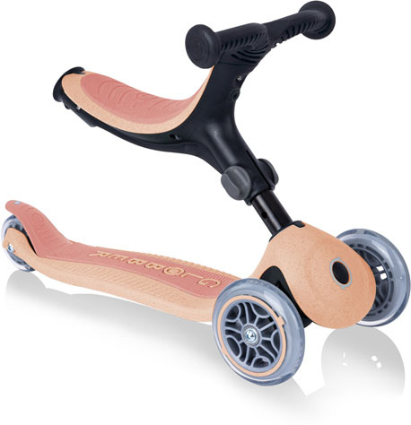 Globber Laufrad / Dreirad | GO UP Foldable Plus Eco | Peach