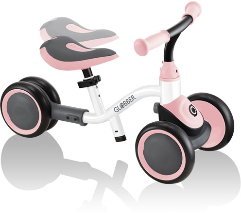 Globber | Learning Bike 3in1 | White-pastel pink